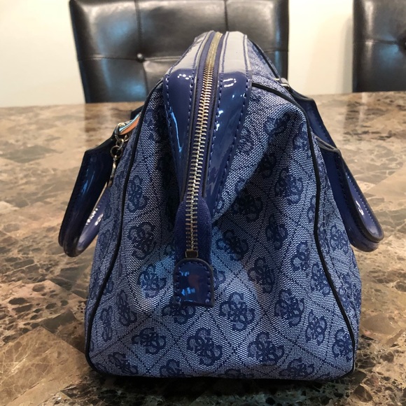 Periwinkle GUESS Satchel - Picture 4 of 7